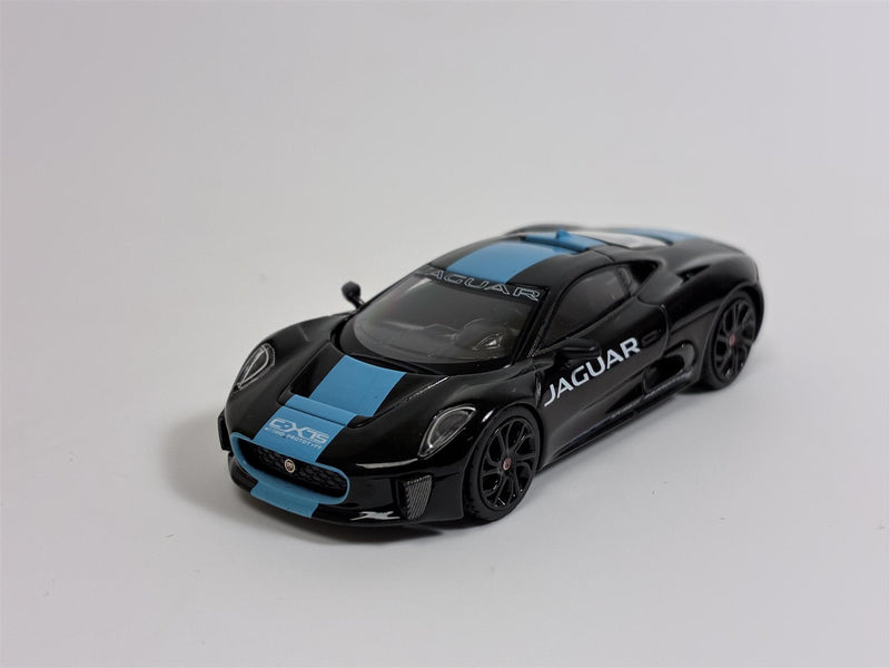 Jaguar C-X75 Black LHD 1:64 Scale Mini GT MGT01070L