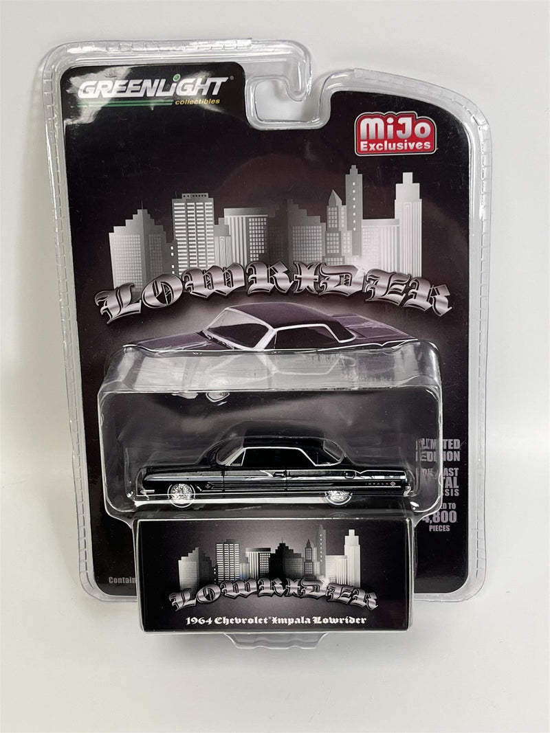 1964 Chevrolet Impala Lowrider Black 1:64 Scale Greenlight 51462