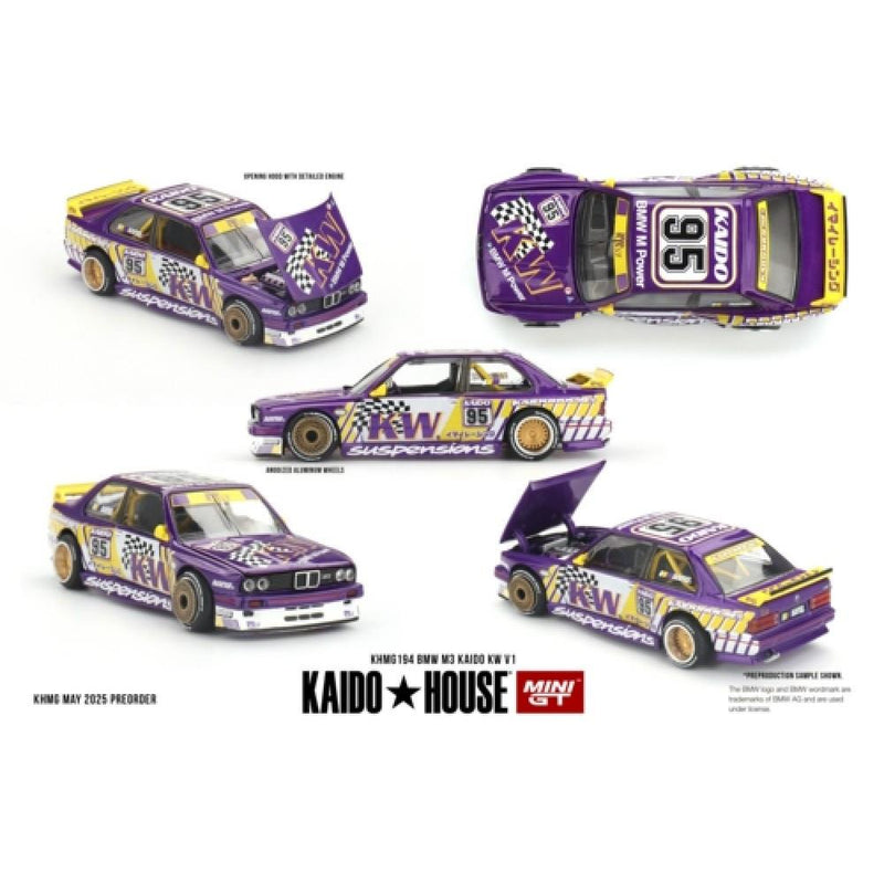 BMW M3 Kaido KW V1 1:64 Scale Kaido House Mini GT KHMG194