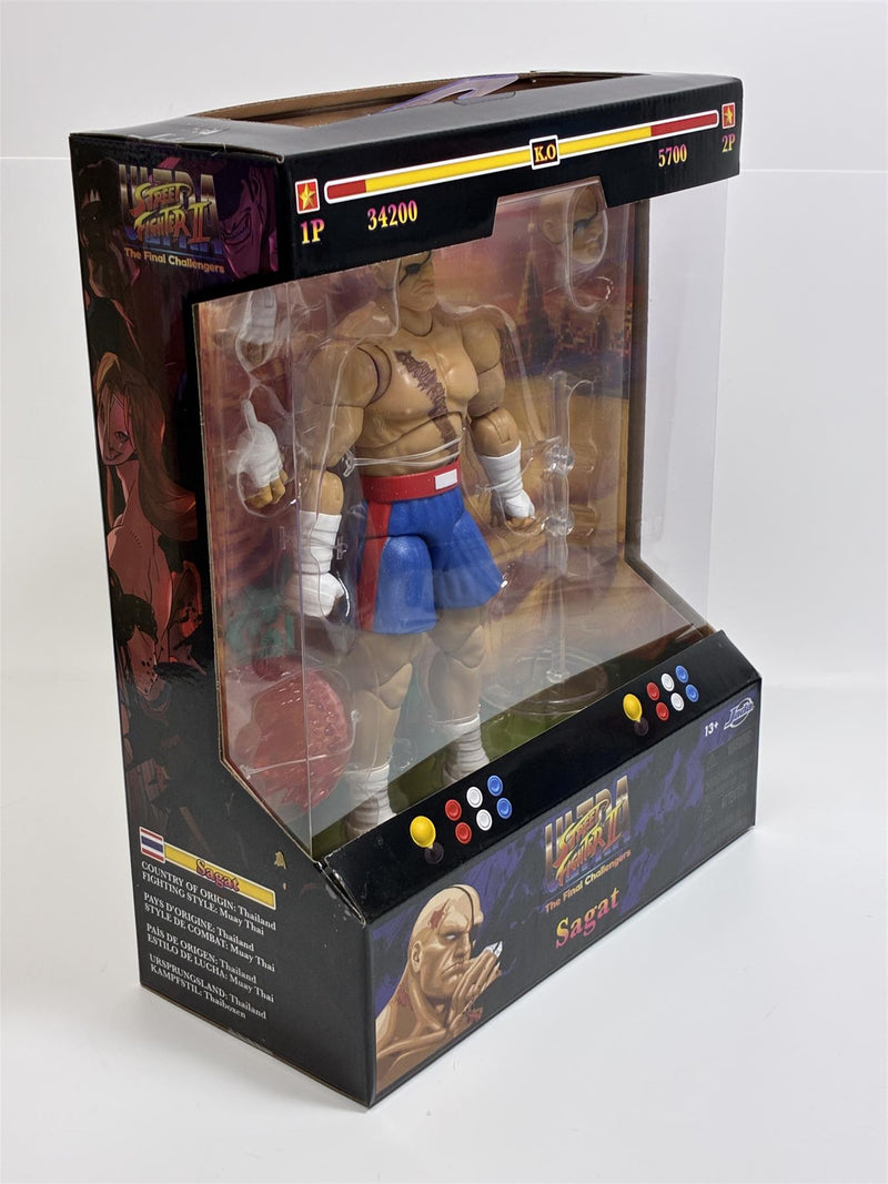Ultra Street Fighter II Sagat 7.5 Inches Jada 35171