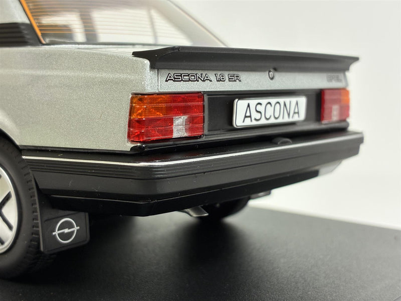 1981 Opel Ascona C SR Silver 1:18 Scale Model Car Group MCG18460