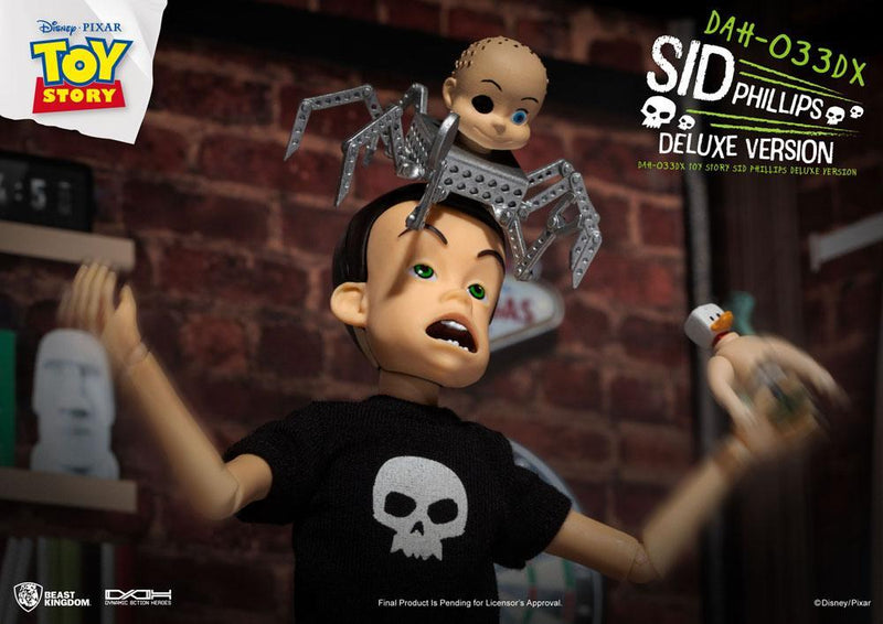 Toy Story Sid Phillips 14 cm Action Figure Deluxe Version Dynamic 8ction Heroes DAH-033DX