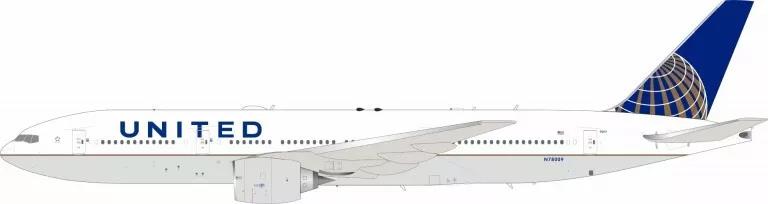 United Airlines Boeing 777-224/ER N78009 Stand 1:200 Inflight200 IF772UA0924