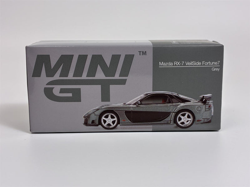 Mazda RX-7 VeilSide Fortune7 Grey LHD 1:64 Scale Mini GT MGT01057L