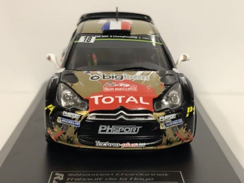 2015 Citroen DS3 WRC No18. S.Chardonnet T. De La Haye Monte Carlo 1:43 Scale
