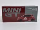 LB Works Abas Works Abarth 595 Red RHD 1:64 Scale Mini GT MGT00963R