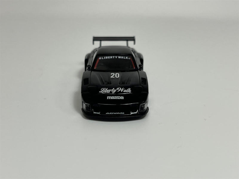 Mazda RX-7 LB Super Silhouette Liberty Walk Black RHD 1:64 Mini GT MGT00785R