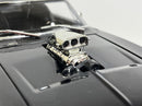 1970 Dodge Charger with Blown Engine Black 1:18 Greenlight Artisan Collection 19122