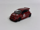 LB Works Abas Works Abarth 595 Red LHD 1:64 Scale Mini GT MGT00963L
