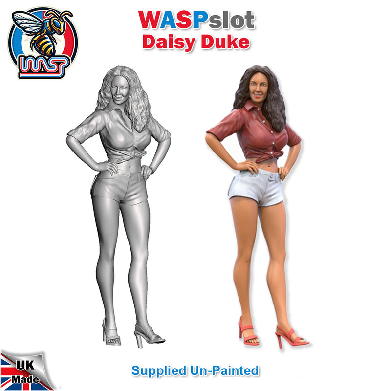 Dukes Of Hazzard Daisy Duke Unpainted Figure 1:24 Scale Wasp