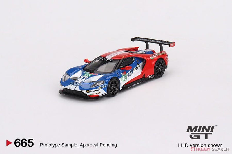 Ford GT LMGTE Pro 2019 24 hrs of Le Mans 4 Car Set 1:64 Mini GT MGTS0010