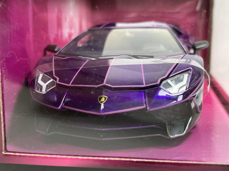 Lamborghini Aventador SV Purple 1:24 Scale Pink Slips Jada 253293000 34656