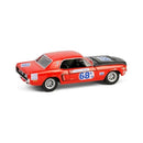 a red and black toy car