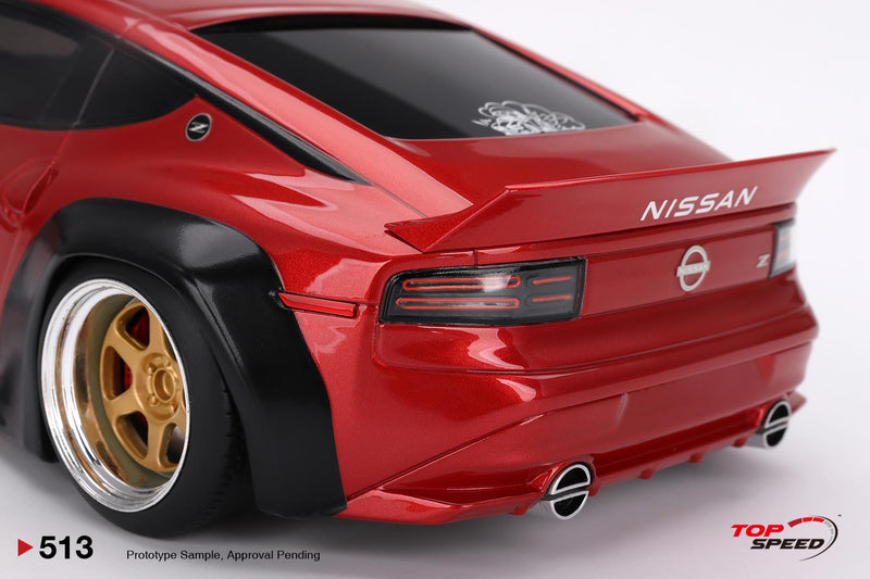 Nissan Z RZ34 Pandem Passion Red 1:18 Scale TSM TS0513
