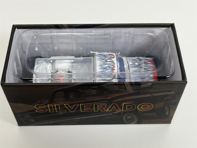 Chevrolet Silverado Dually On Fire V2 1:64 Scale Kaido House Mini GT KHMG157