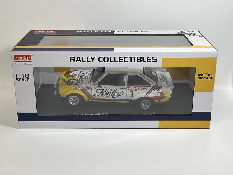 Ford Escort RS1800 #4662 #3  G Staepelaere F Franssen Rally Collectibles 1:18 Sun Star 4664