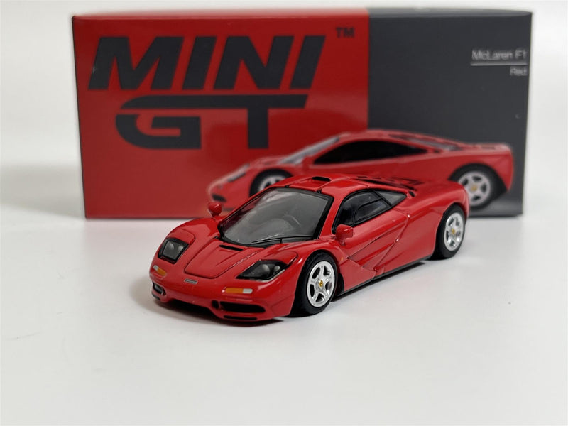 McLaren F1 Red  LHD 1:64 Scale Mini GT MGT00654L