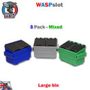 Trackside Scenery Slot Car Displays 3 x Mixed Large Bins 1:32 Wasp