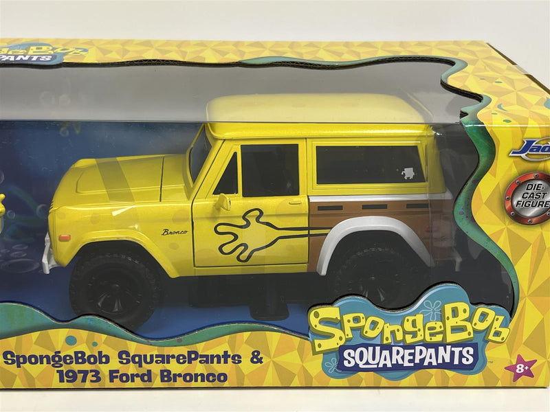 Spongebob Squarepants Figure 1973 Ford Bronco 1:24 Scale Jada 35467