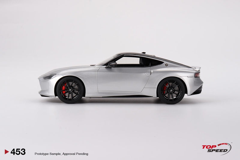 Nissan Fairlady Z Version St 2023 Brilliant Silver RHD 1:18 Scale TSM TS0435