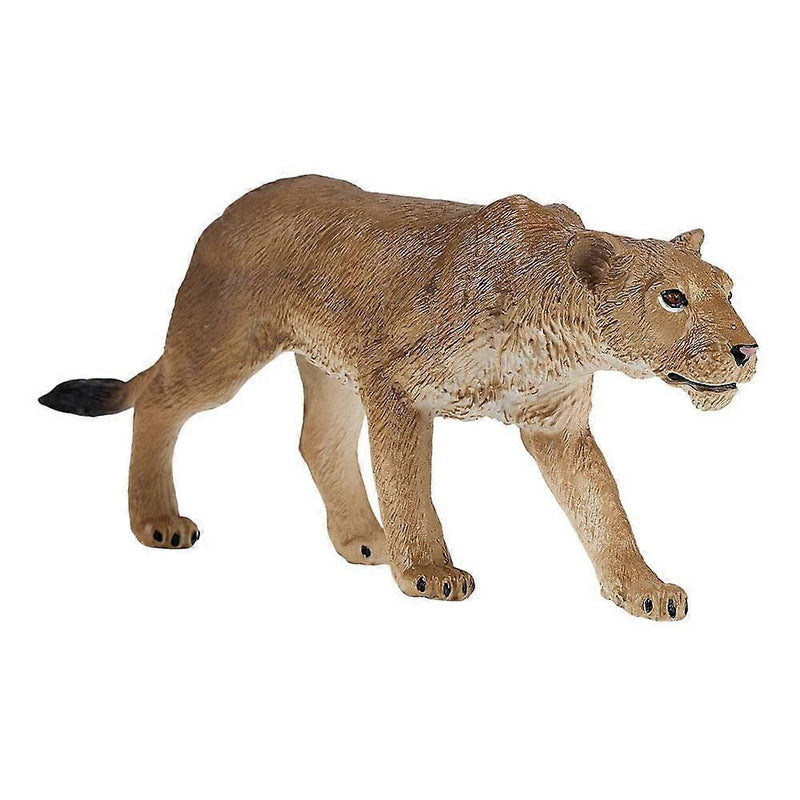 African Lioness Wild Animal Toy Figure 14 cm Approx Length Mojo Fun 381071