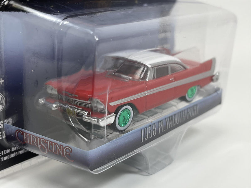 Christine 1958 Plymouth Fury Chase Model 1:64 Scale Greenlight 44830C