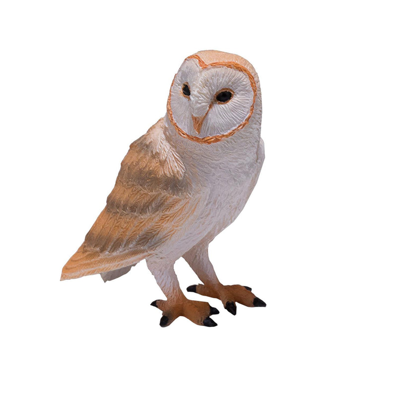 Barn Owl Wildlife Toy Figure 6 cm Height Approx Mojo Fun 381054