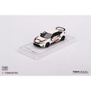 a white and black toy car