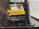 Deadpool 1957 Chevrolet Bel Air and Dealpool Figure 1:24 Jada 30290