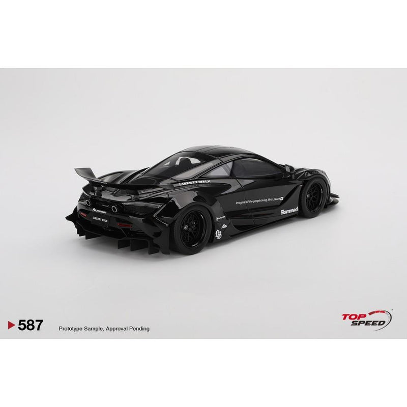 McLaren 720S LB Works Black Tas 2024 1:18 Scale Topspeed TS0587