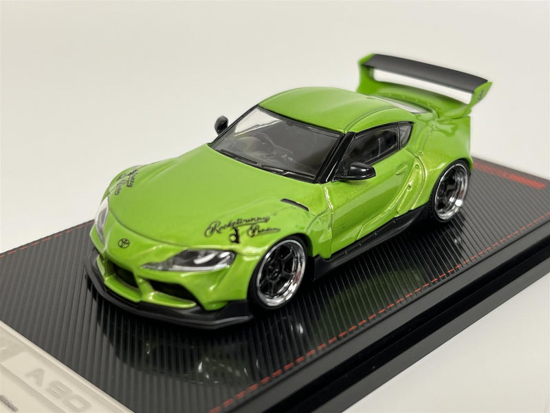 Pandem Supra A90 Green Metallic 1:64 Scale Ignition Model 2336