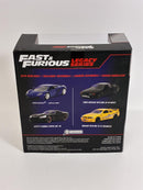 Fast and Furious Twin Set 1989 Nissan Skyline GT-R Black and Nissan Skyline GT-R Yellow 1:32 Jada 35696