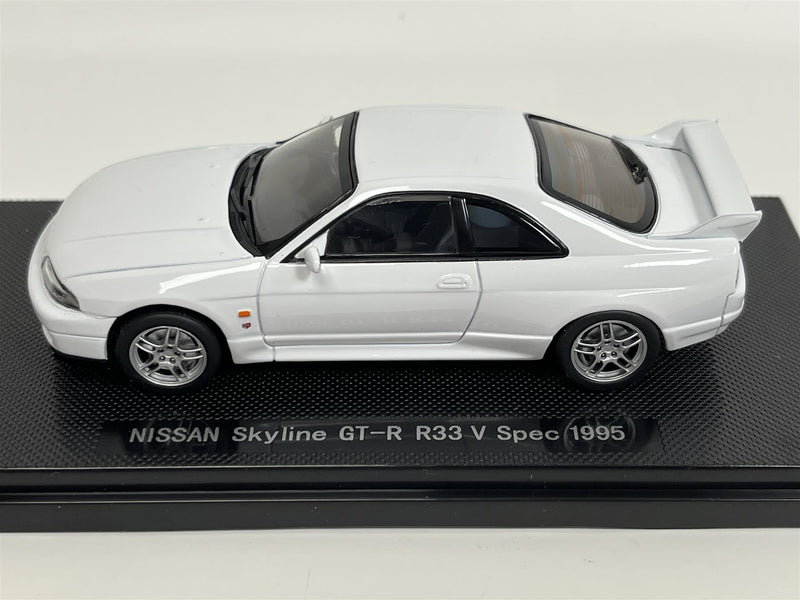 Nissan Skyline GTR R33 V Spec 1995 White 1:43 Ebbro 44186