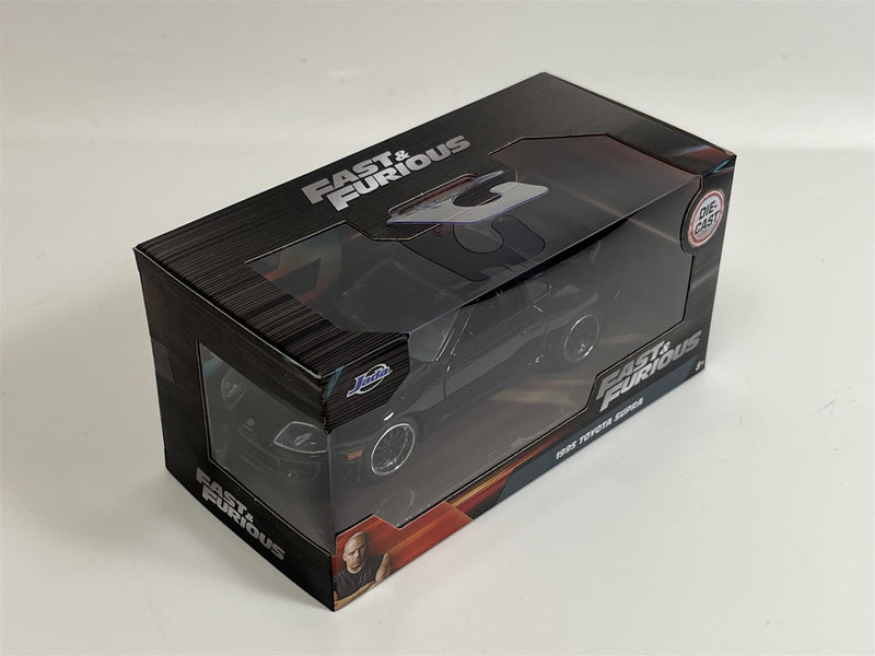 Fast & Furious Toyota Supra 1995 Black 1:32 Scale Jada 33381
