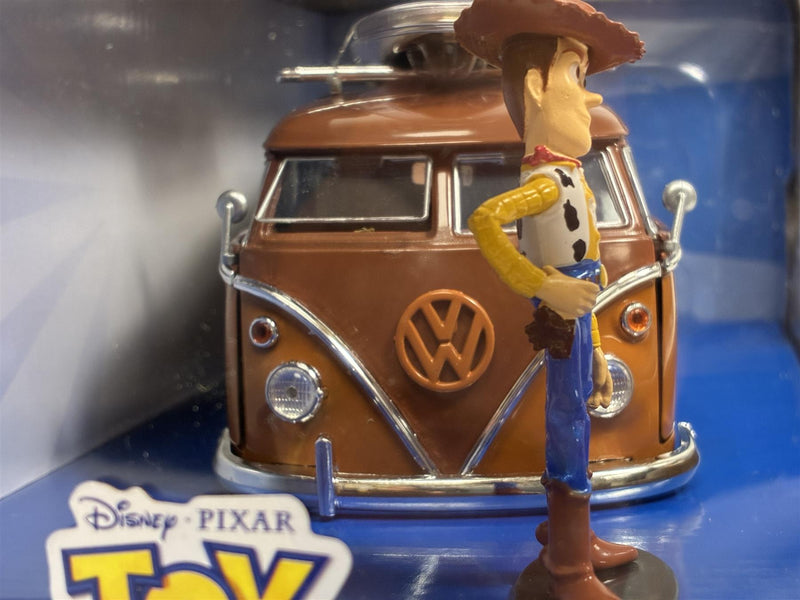 Toy Story Woody Figure and Volkswagen T1 Bus 1:24 Jada 253155000