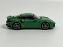 Porsche 911 Turbo S Python Green RHD 1:64 Scale Mini GT MGT00525R