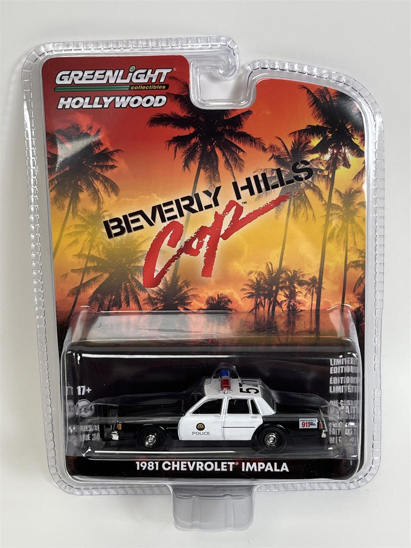 Beverly Hills Cop 1981 Chevrolet Impala 1:64 Scale Greenlight 44990B
