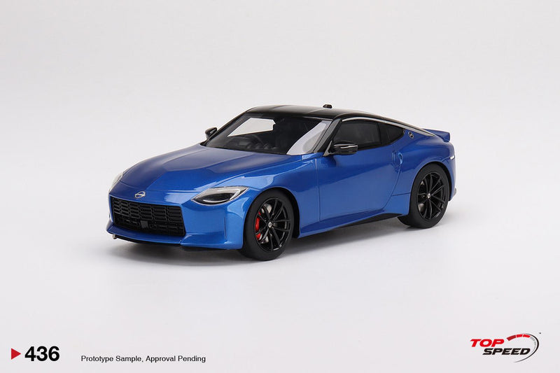 Nissan Fairlady Z Version ST 2023 Seiran Blue RHD 1:18 Scale TSM TS0436