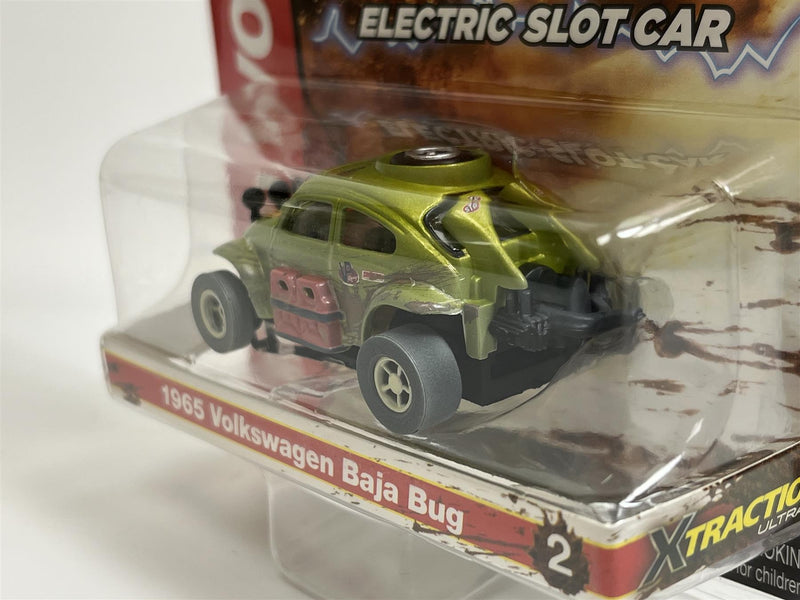 1965 VW Baja Bug  Green X Traction Off Road HO Scale Auto World SC375-2