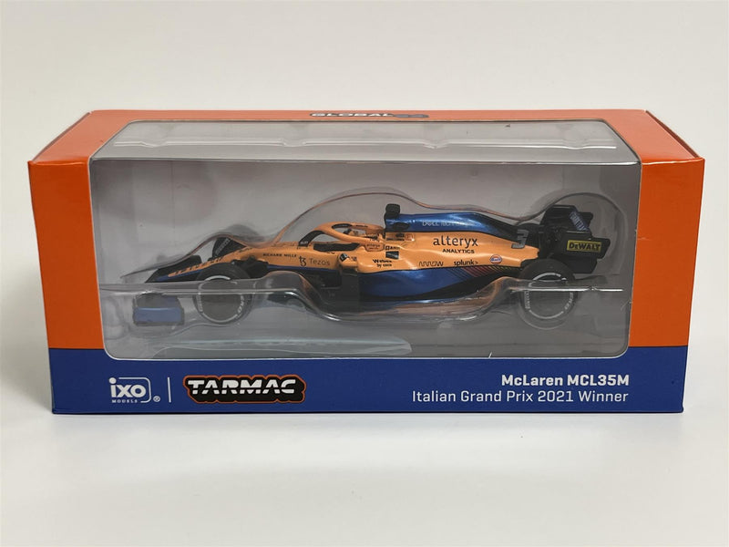 Daniel Ricciardo McLaren MCL35M Italian Grand Prix 2021 Winner 1:64 Tarmac Works T64GF040DR2
