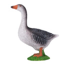 Goose Grey Farmyard Toy Figure 8 cm Height Approx Mojo Fun 381039