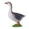 Goose Grey Farmyard Toy Figure 8 cm Height Approx Mojo Fun 381039