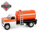 1984 Chevrolet C-70 Fertilizer Truck Red White Cab Red Tank 1:64 Greenlight 45190A