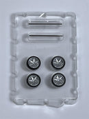 BNDS Custom Wheel Parts Wheel and Tyre Set Silver 1:64 MOT Hobby BC26401SR