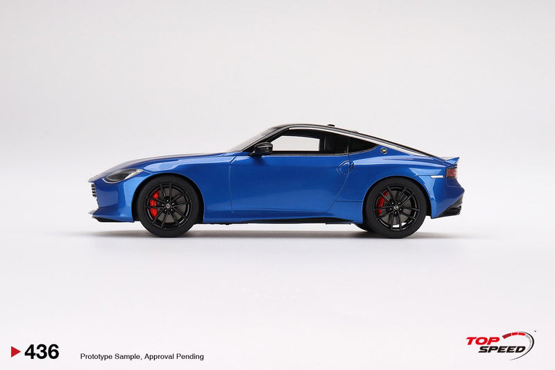 Nissan Fairlady Z Version ST 2023 Seiran Blue RHD 1:18 Scale TSM TS0436