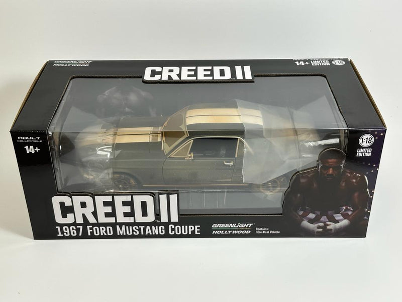 Creed II 2018 Ford Mustang Coupe 1967 1:18 Scale Greenlight 13626