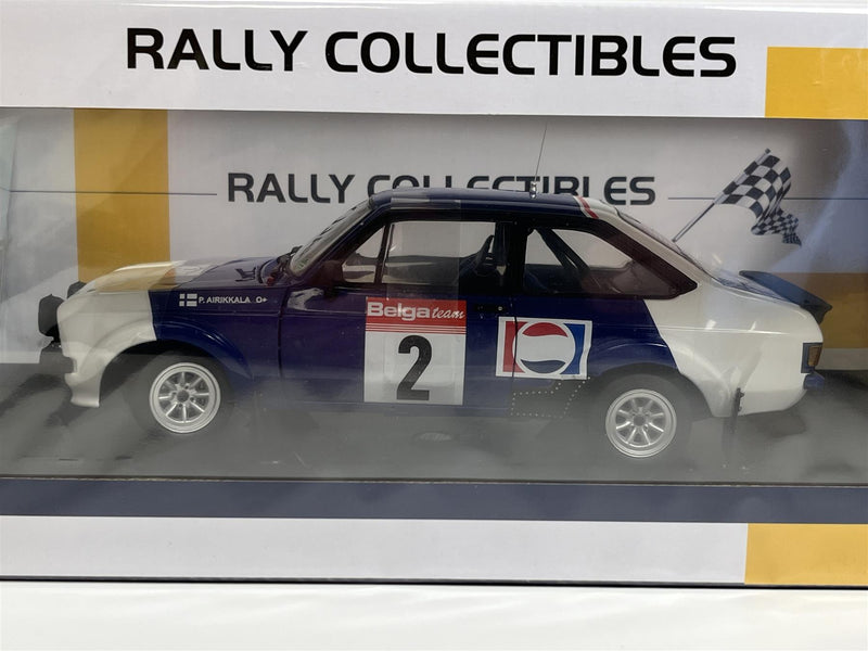 Ford Escort RS1800 #4662 #2 P Airikkala J Pilronen Rally Collectibles 1:18 Sun Star 4662