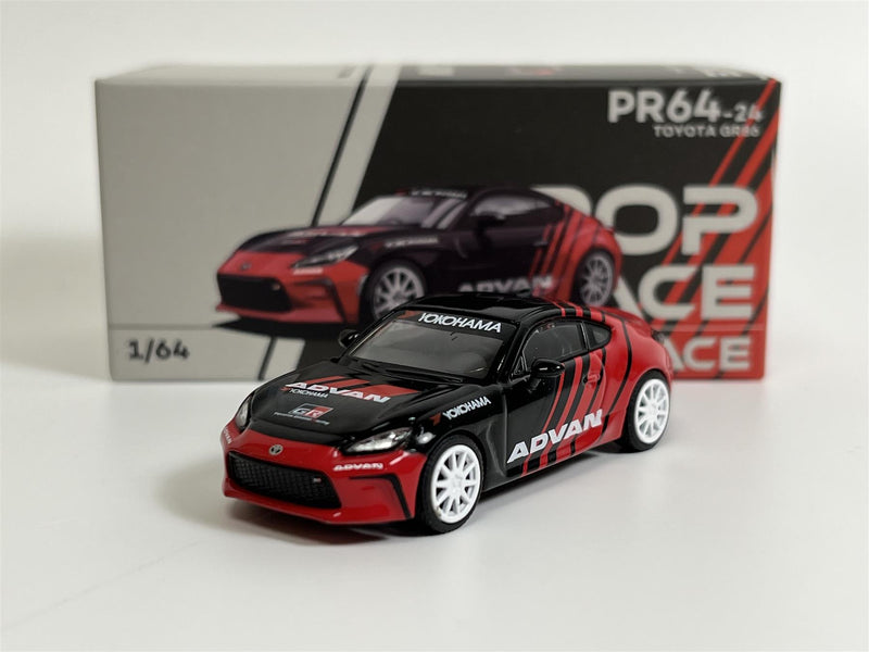 Toyota GR86 Advan 1:64 Scale Pop Race PR640024