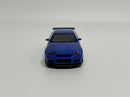 Nissan Skyline GTR R34 V Spec Bayside Blue RHD 1:64 Mini GT MGT00759R