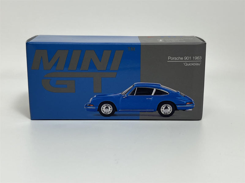 Porsche 901 1963 Quickblau LHD 1:64 Scale Mini GT MGT00707L